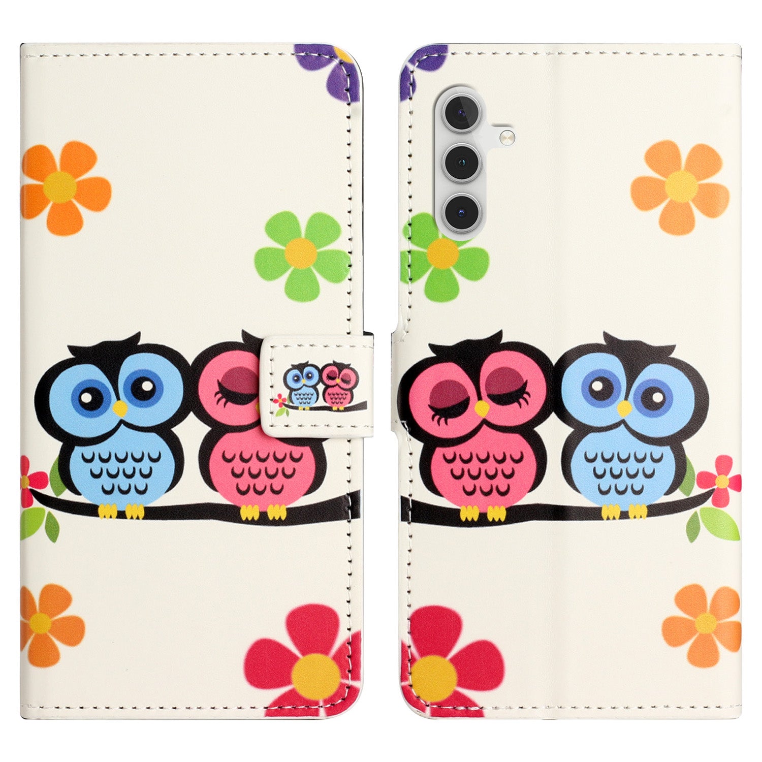 Til Samsung Galaxy A24 4G telefonpung etui mønster print PU læder stativ smartphone cover  Til Samsung Galaxy A24 4G telefonpung etui mønster print PU læder stativ smartphone cover